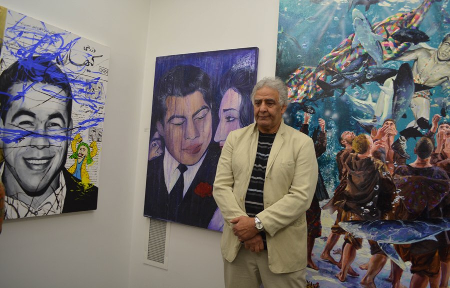 حضور محمد رضا طالقانی در نمایشگاه جهان پهلوان